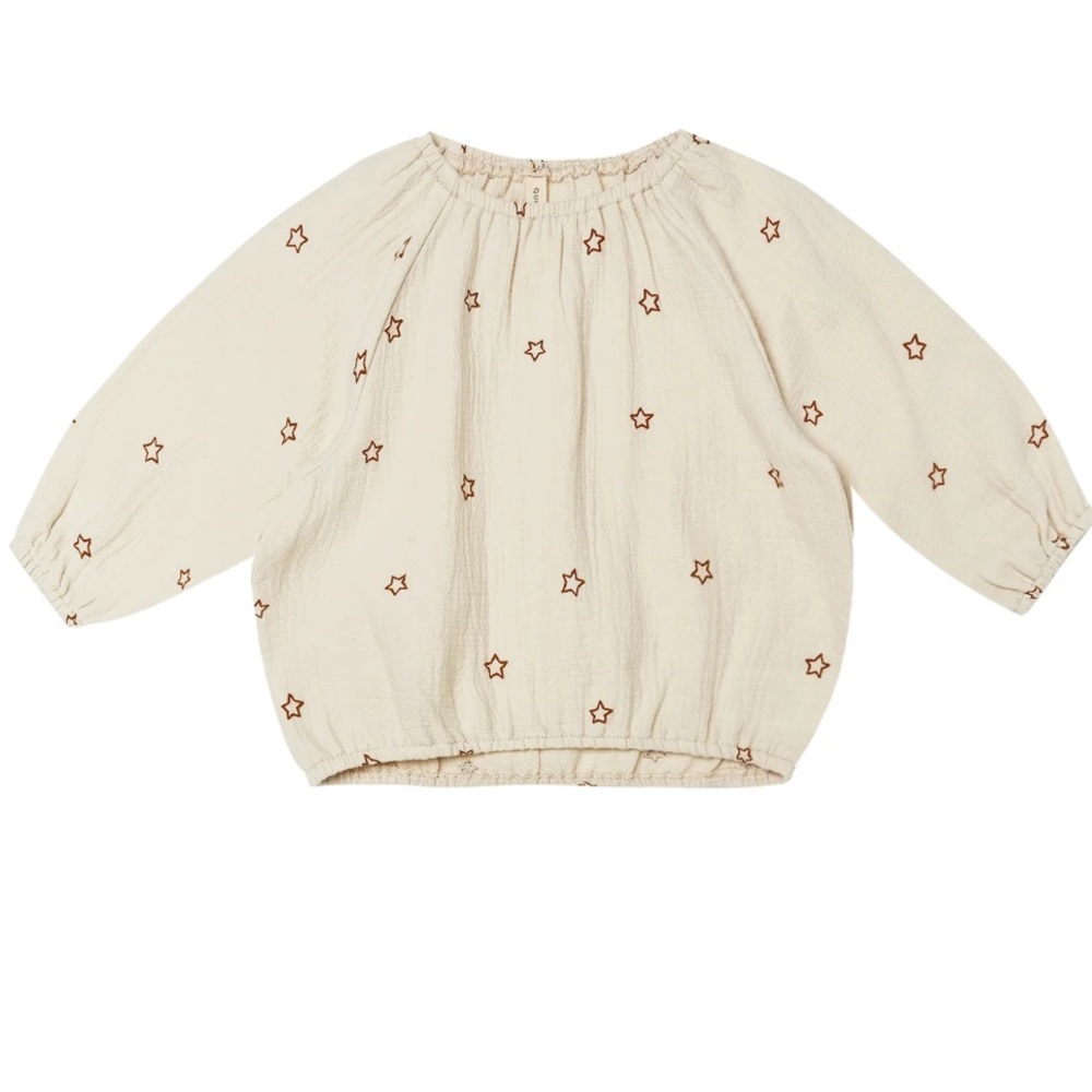 Quincy Mae Baby Girl Long Sleeve and Bloomer Star Set 3-6 months
